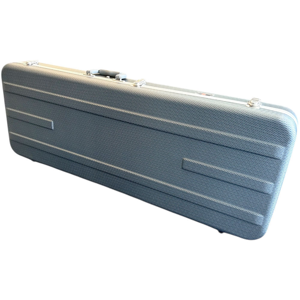 Torque TEC501LG Deluxe ABS Rectangular Electric Guitar Case in Light Grey Finish