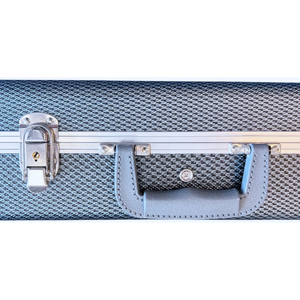 Torque TEC501LG Deluxe ABS Rectangular Electric Guitar Case in Light Grey Finish
