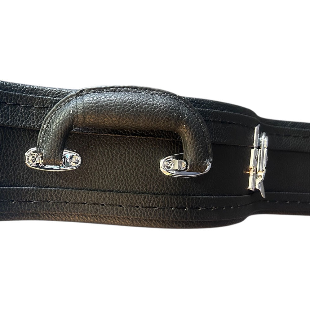 Torque TEC501MSBK Wooden Shaped Electric Guitar Case in Black Finish