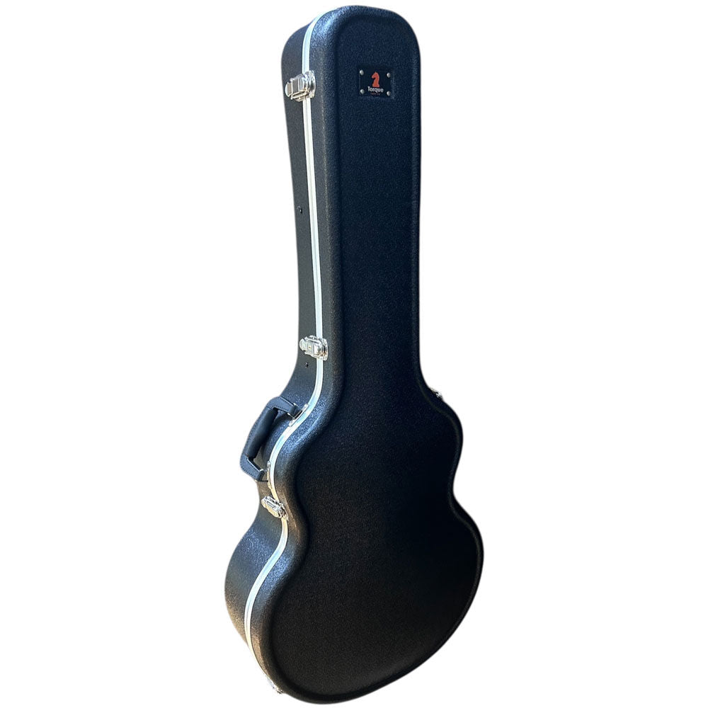 Torque TJC451BK ABS Jumbo Acoustic Guitar Case in Black Finish