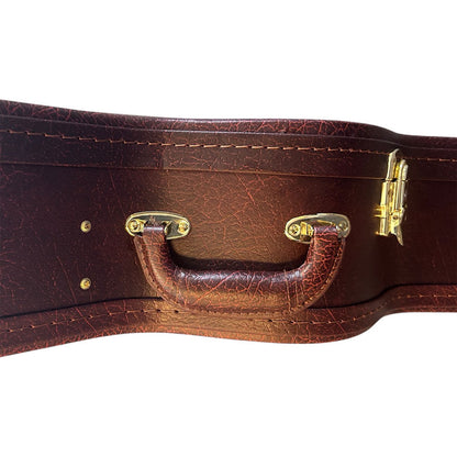 Torque TJC501MGBR Wooden Archtop Jumbo Acoustic Guitar Case in Brown Finish