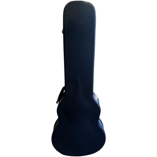 Torque TLP501MGBK Wooden Archtop LP-Style Electric Guitar Case in Black Finish