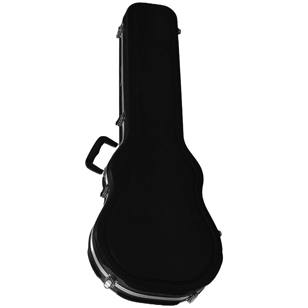 Torque TLP601BK Deluxe ABS LP-Style Electric Guitar Case in Black Finish
