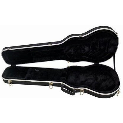 Torque TLP601BK Deluxe ABS LP-Style Electric Guitar Case in Black Finish