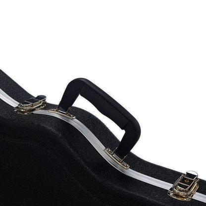 Torque TLP601BK Deluxe ABS LP-Style Electric Guitar Case in Black Finish