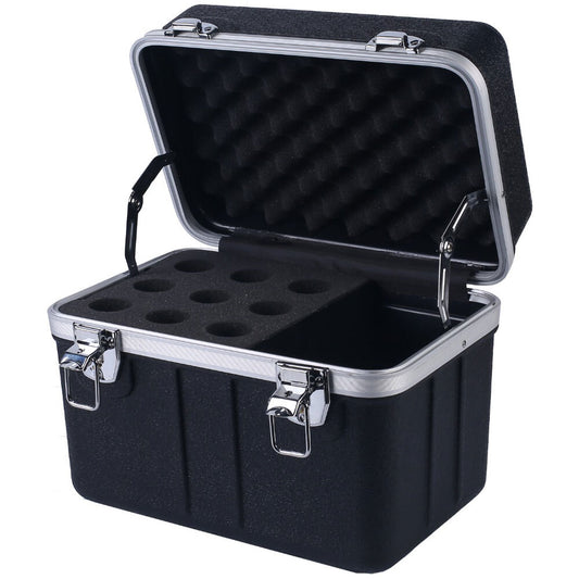 Torque TMIC9 ABS 9-Space Microphone Case with Cable Compartment