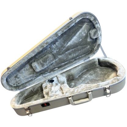 Torque TMTL500IVORY Deluxe Molded ABS Mandolin Case in Ivory Finish