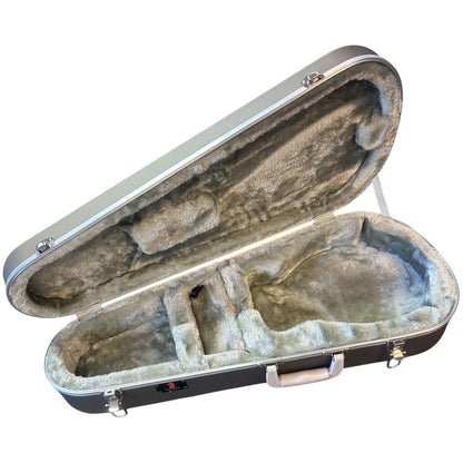 Torque TMTL500SILVX Deluxe Molded ABS Mandolin Case in Silver-X Finish