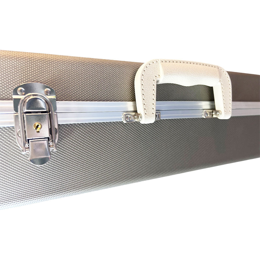 Torque TMTL500SILVX Deluxe Molded ABS Mandolin Case in Silver-X Finish