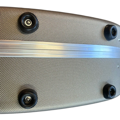 Torque TMTL500SILVX Deluxe Molded ABS Mandolin Case in Silver-X Finish