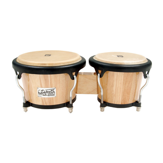 Toca 7 & 8-1/2" Players Series Wooden Bongos in Natural