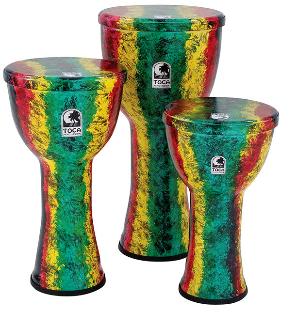 Toca Lightweights Series Hand Drum 12" in Rasta