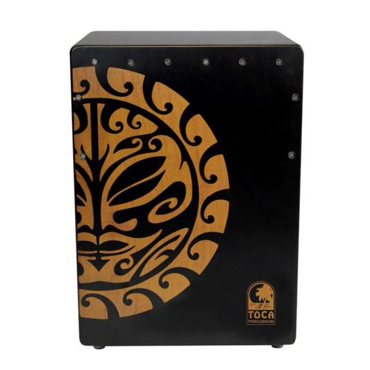 Toca Extended Range Bass Reflex Cajon with Tiger Mask Design