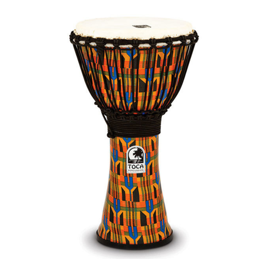 Toca Freestyle 2 Series Djembe 10" in Kente Cloth
