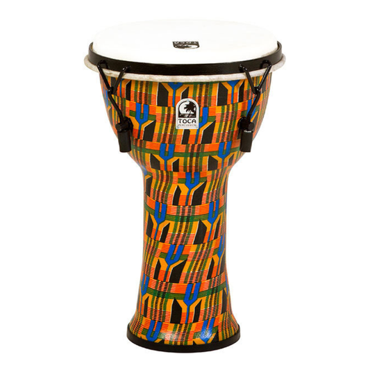 Toca Freestyle 2 Series Mech Tuned Djembe 9" in Kente Cloth
