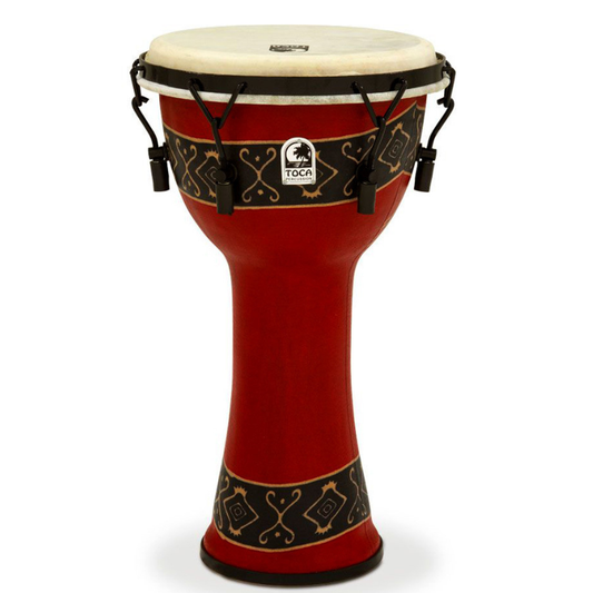 Toca Freestyle 2 Series Mech Tuned Djembe 9" in Bali Red