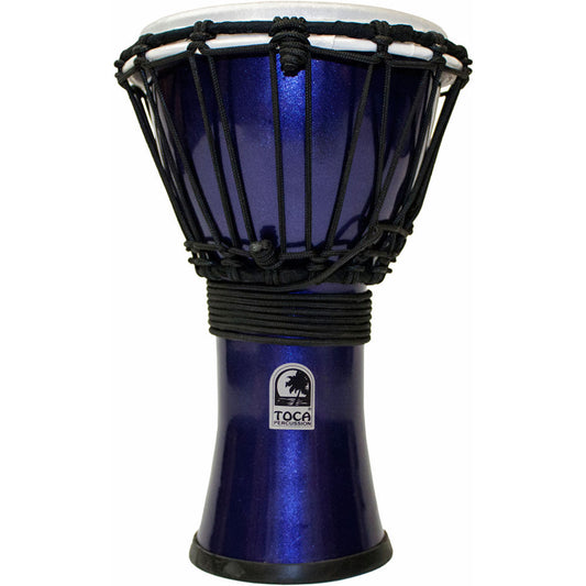 Toca Freestyle Colorsound Series Djembe 7" in Metallic Indigo