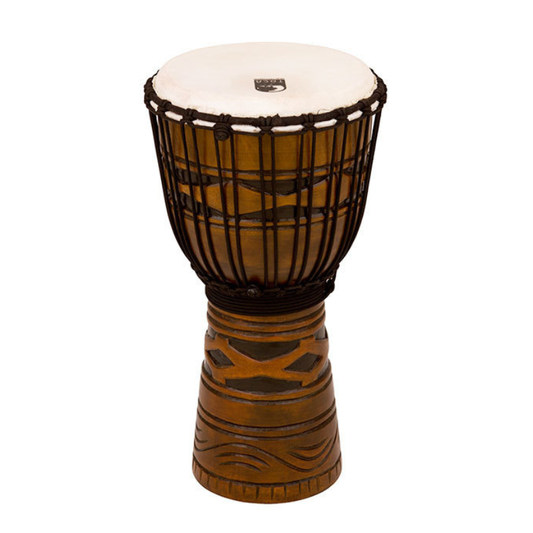 Toca Origins Series Wooden Djembe 10" Synthetic Head in African Mask