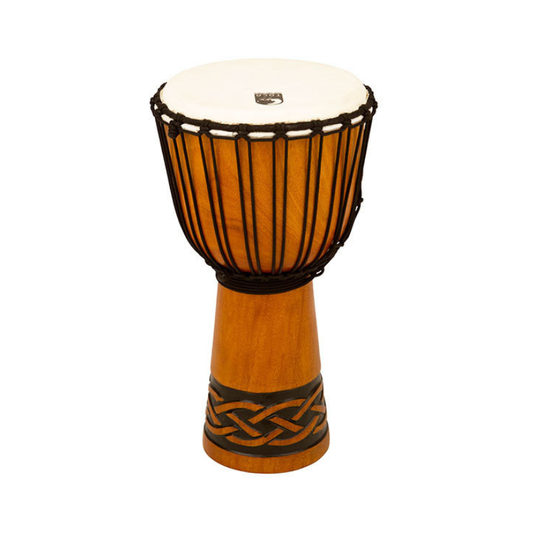Toca Origins Series Wooden Djembe 10" Synthetic Head in Celtic Knot