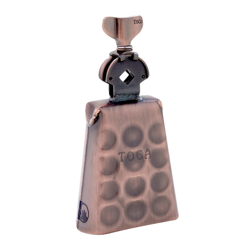 Toca Pro Line Low-Rut Cowbell in Black Copper with Mount