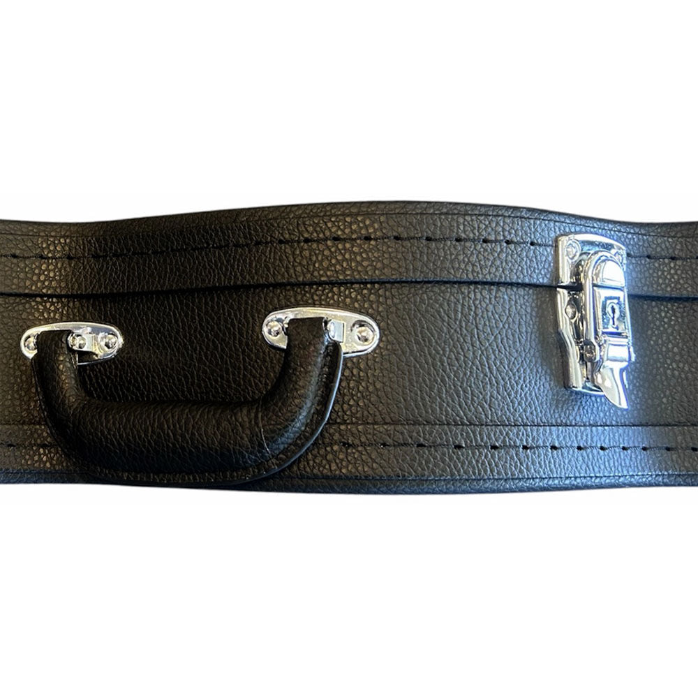 Torque TSG501MGBK Wooden Archtop SG-Style Electric Guitar Case in Black Finish