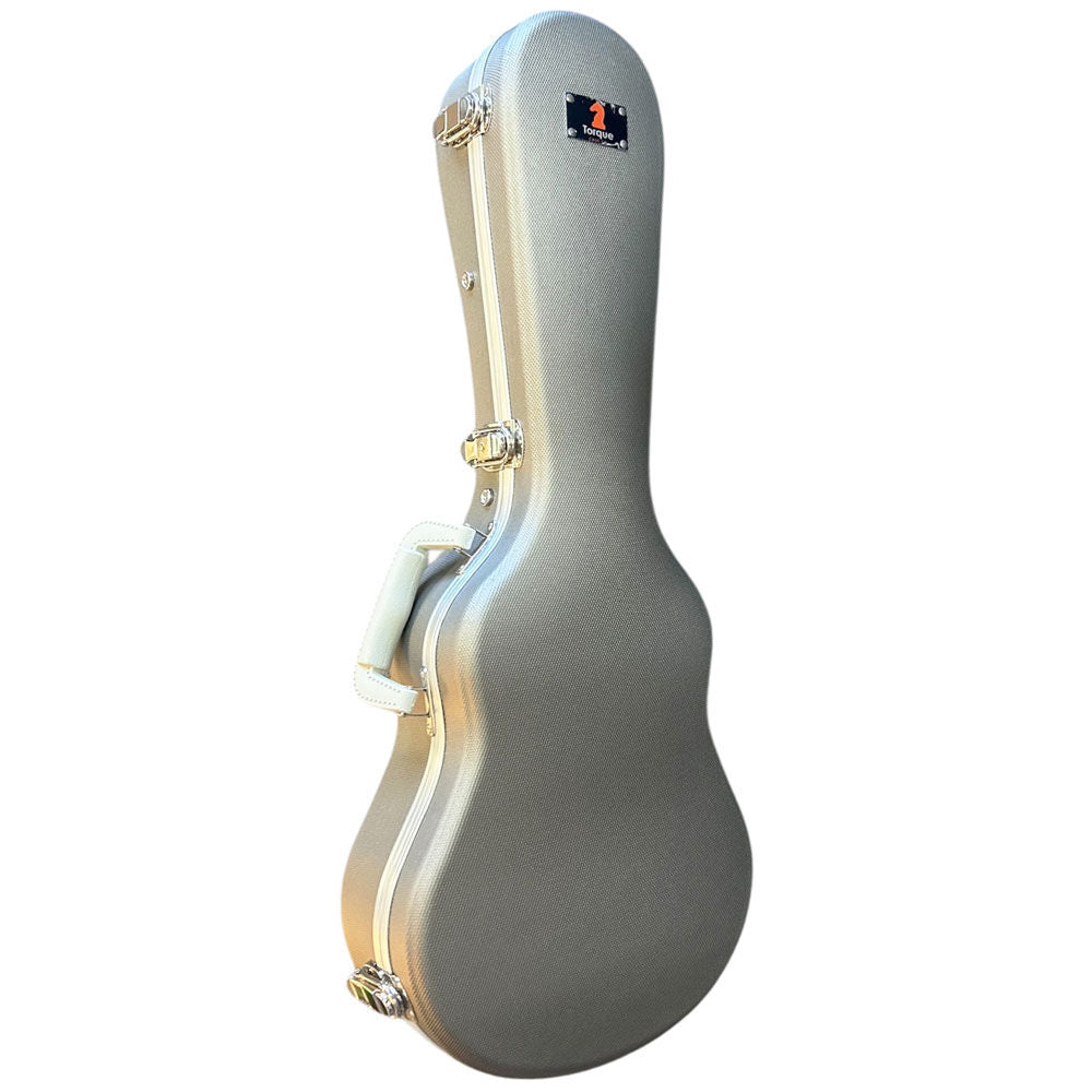 Torque TUKL24NSILVX ABS Concert Ukulele Case in Silver-X Finish