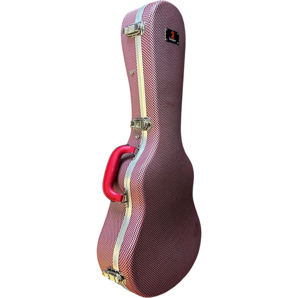 Torque TUKL27NRED ABS Tenor Ukulele Case in Red Finish