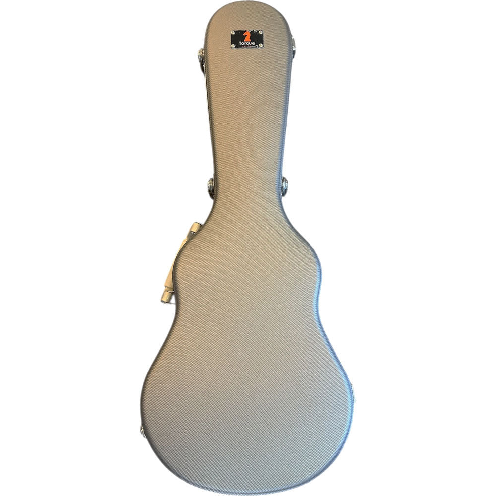 Torque TUKL27NSILVX ABS Tenor Ukulele Case in Silver-X Finish