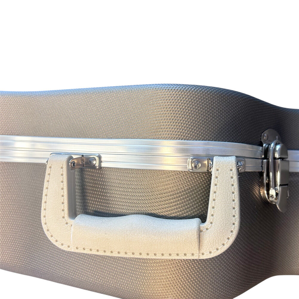 Torque TEC501MFBK TWC451SILVX ABS Acoustic Guitar OM/000 Case in Silver-X Finish