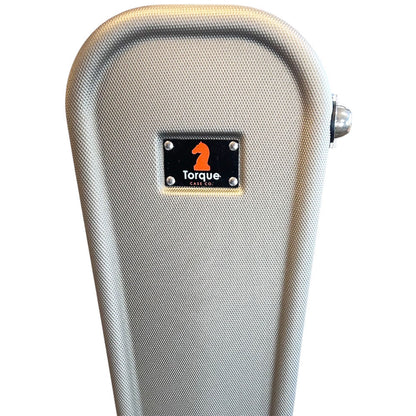 Torque TEC501MFBK TWC451SILVX ABS Acoustic Guitar OM/000 Case in Silver-X Finish