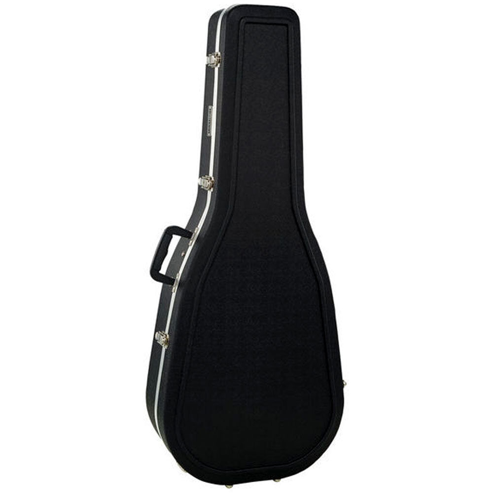 Torque TWC50112BK Deluxe ABS 6/12-String Acoustic Guitar Case in Black Finish