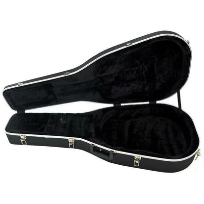 Torque TWC50112BK Deluxe ABS 6/12-String Acoustic Guitar Case in Black Finish