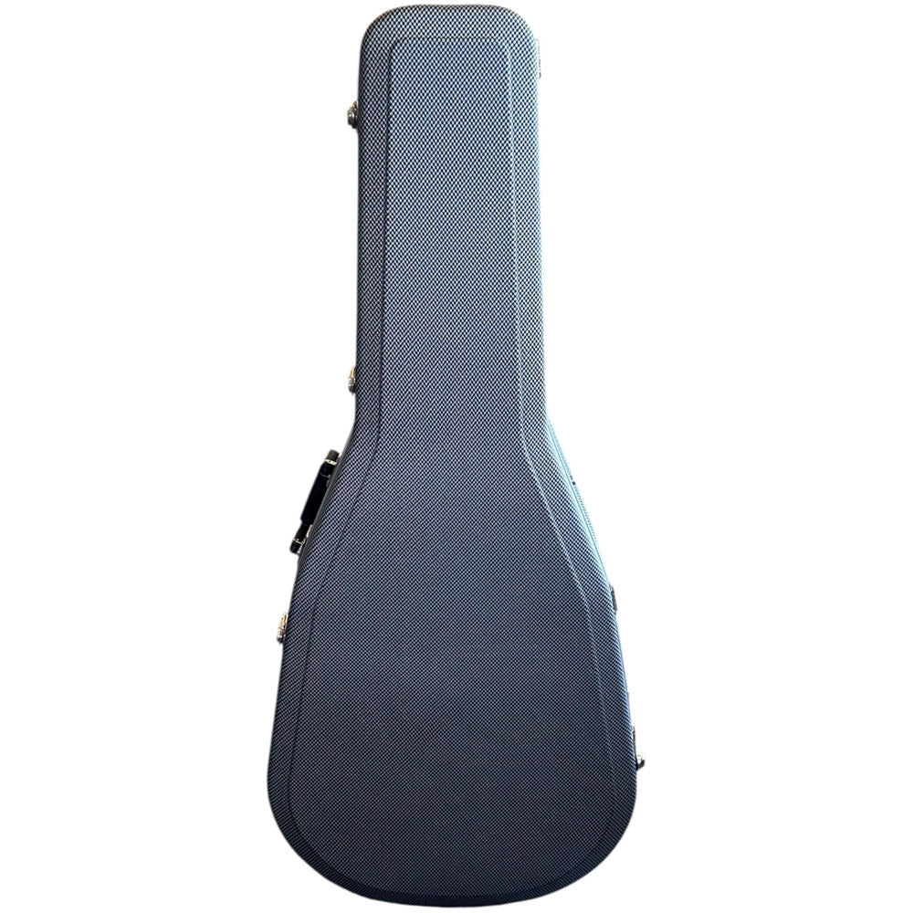 Torque TWC50112BW Deluxe ABS 6/12-String Acoustic Guitar Case in Black/White Finish