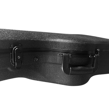 Torque TWC501NBKFRAME Deluxe Shaped ABS Acoustic Guitar Case in Black Finish with Black Frame