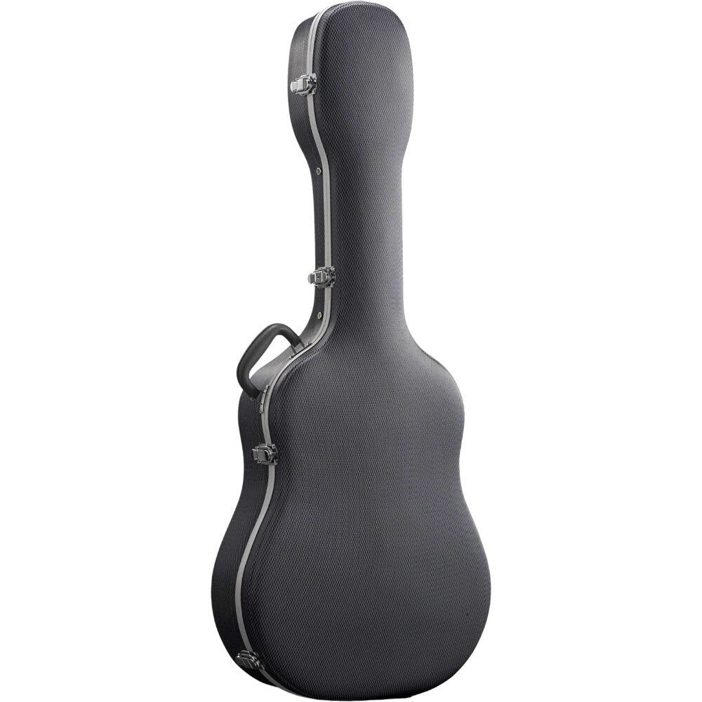 Torque TWC501NLG Deluxe Shaped ABS Acoustic Guitar Case in Light Grey Finish