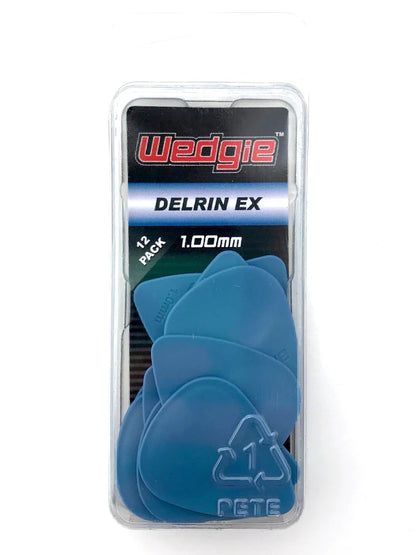 Wedgie Delrin EX Picks (12 Pack) (Assorted Sizes/Colours)