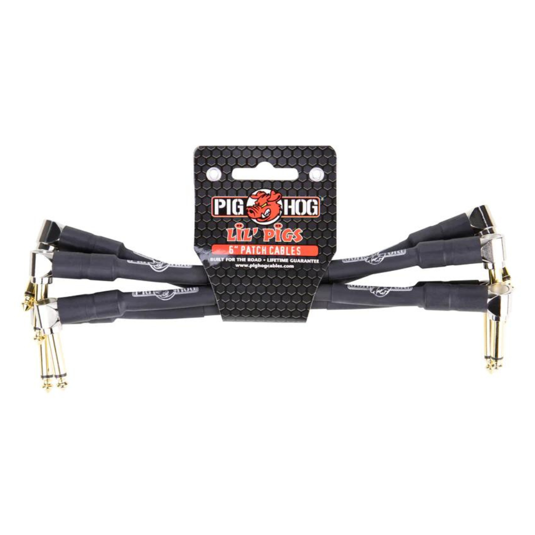 Pig Hog Lil' Pigs 6" Heavy Duty Patch Cables (4 Pack)