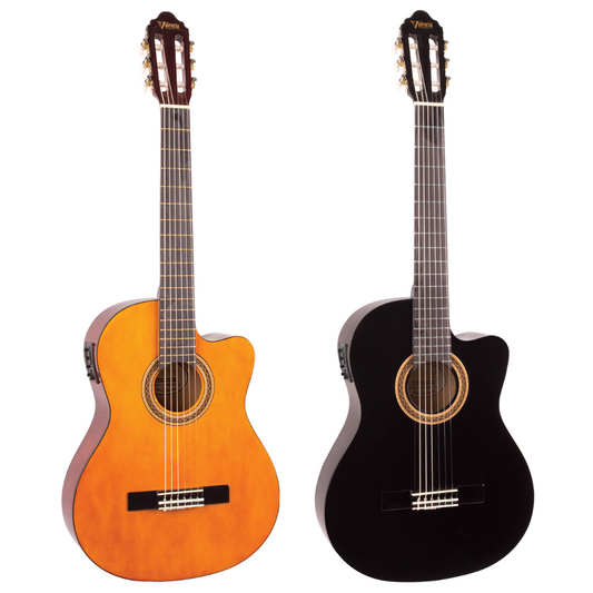 Valencia 104CE Nylon Classical Electric w/ Cutaway (Assorted Colours)