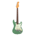 SX Vintage Series VES62VGN Right-Handed '60s-Style - 4/4-Sized Stratocaster-Style Electric Guitar in Vintage Green