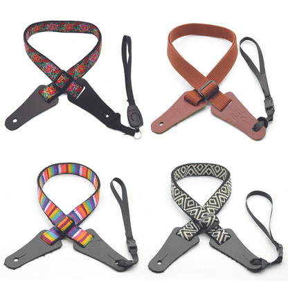 DSL 25UKPOLY Ukulele Strap (Assorted Colours/Patterns)