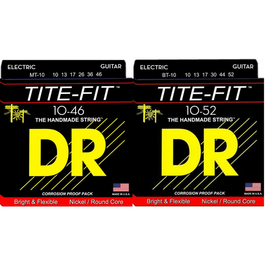 DR Tite-Fit Nickle Plated Electric Guitar Strings (Assorted Gauges)