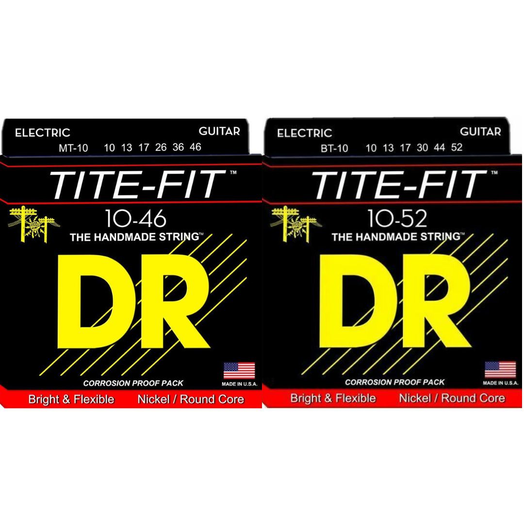 DR Tite-Fit Nickel Plated Electric Guitar Strings (Assorted Gauges)