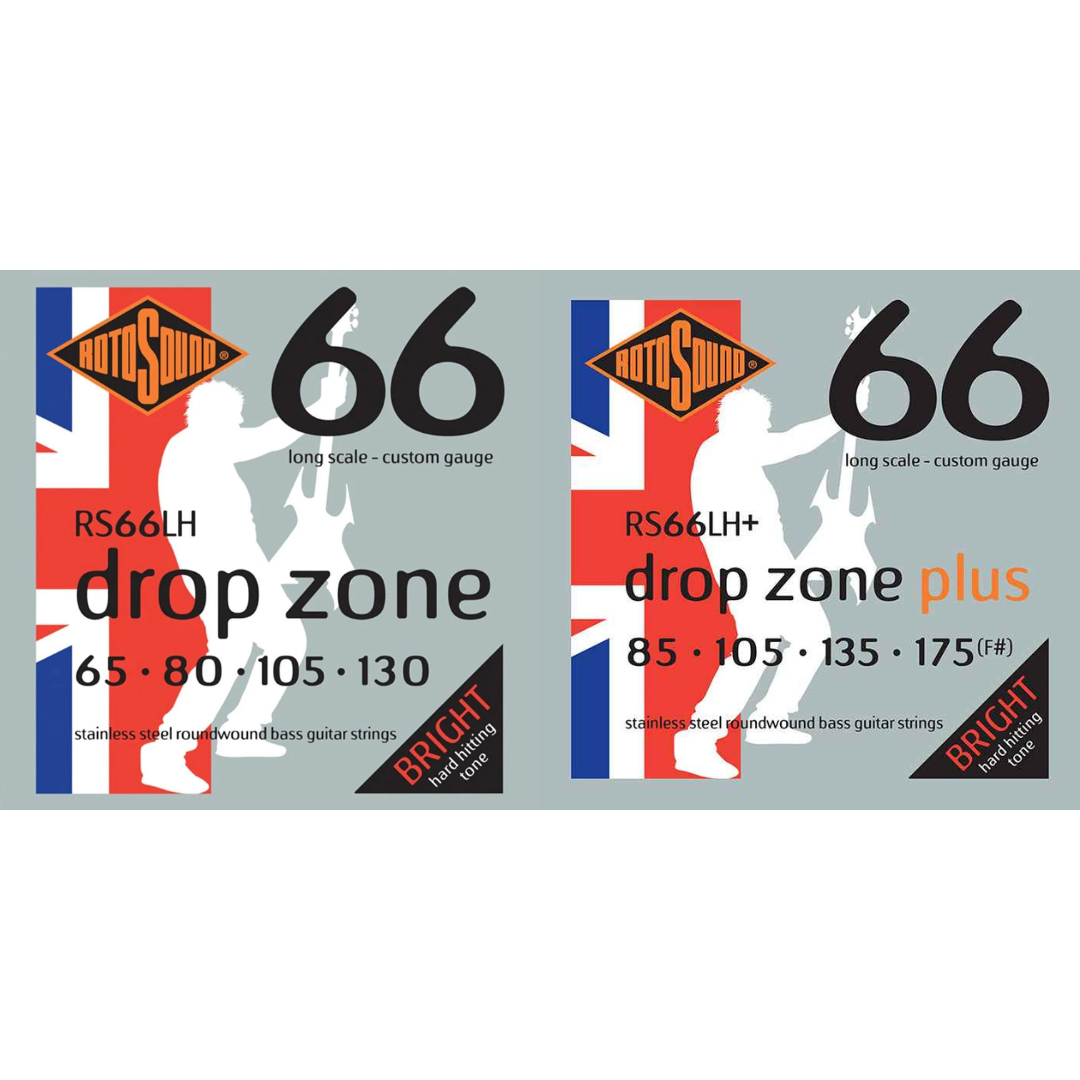 Rotosound Drop Zone Stainless Steel Bass Strings (Assorted Gauges)