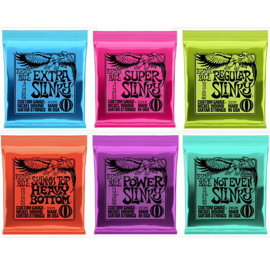 Ernie Ball Nickel Wound Electric Guitar Strings (Assorted Gauges)