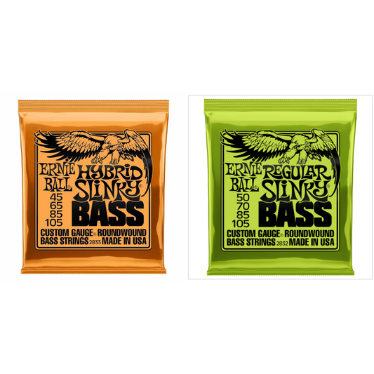 Ernie Ball Nickel Wound Electric Bass Strings (Assorted Gauges)