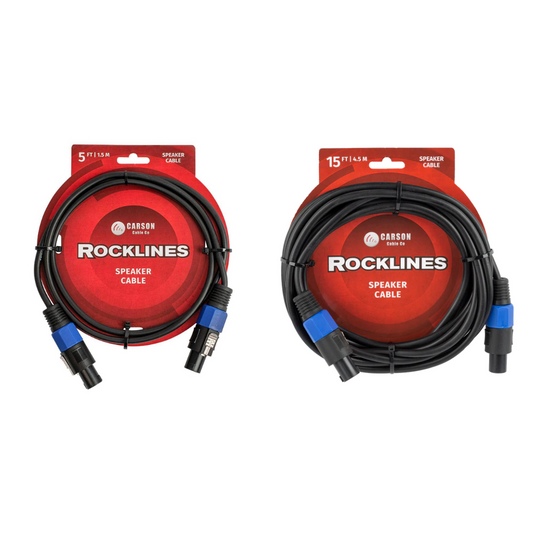 Carson Rocklines Speaker Cable (Assorted Lengths)
