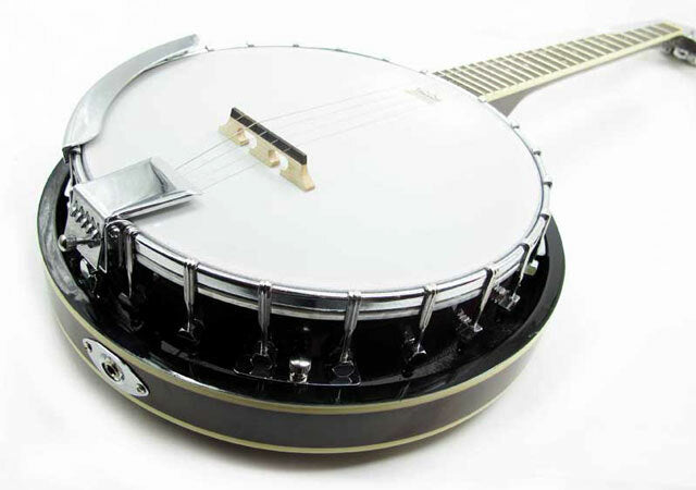 Vorson 5-String Acoustic Electric Banjo with 24 Brackets