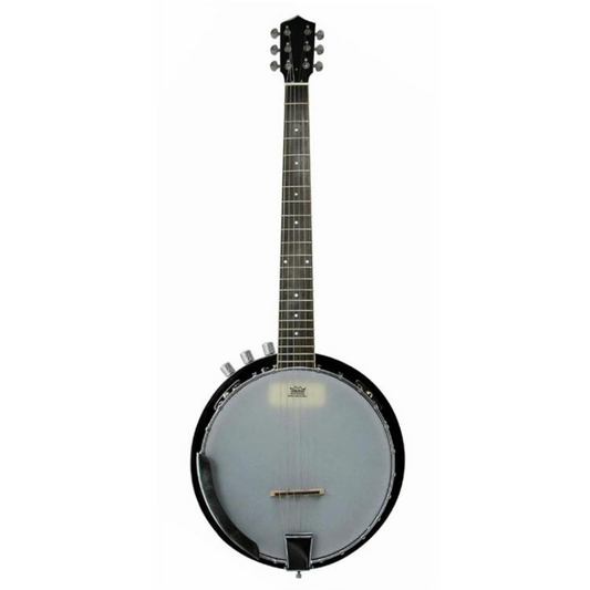 Vorson 6-String Acoustic Electric Banjo with 24 Brackets