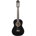 Valencia 100 Series VC101BK 1/4-Sized Right-Handed Nylon Classical Guitar in Black