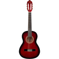 Valencia 100 Series VC102RDS 1/2-Sized Right-Handed Nylon Classical Guitar in Red Burst